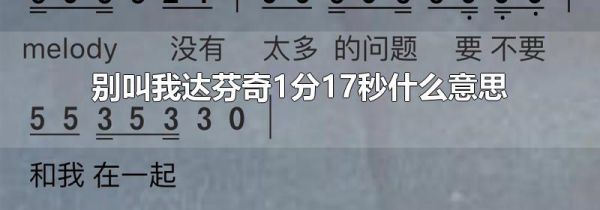 别叫我达芬奇1分17秒什么意思